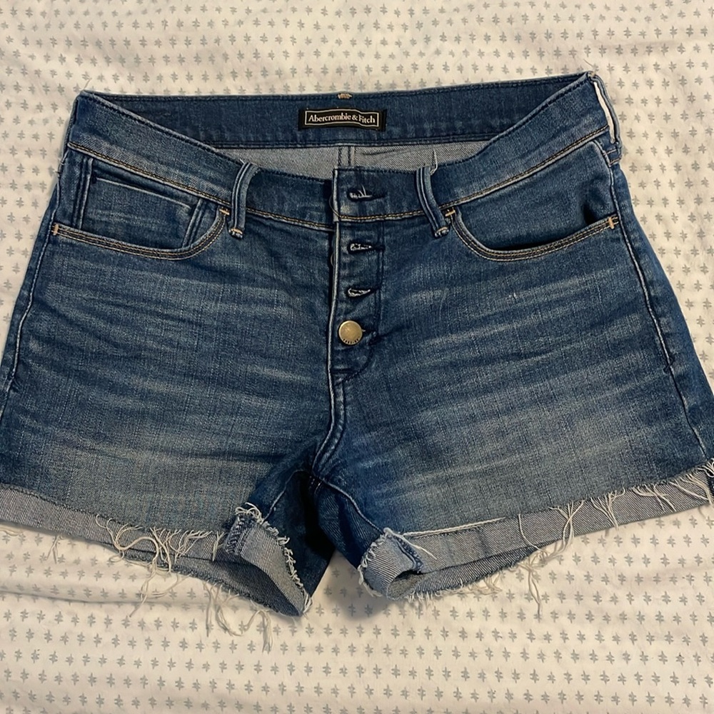 Abercrombie & Fitch Button Front Shorts